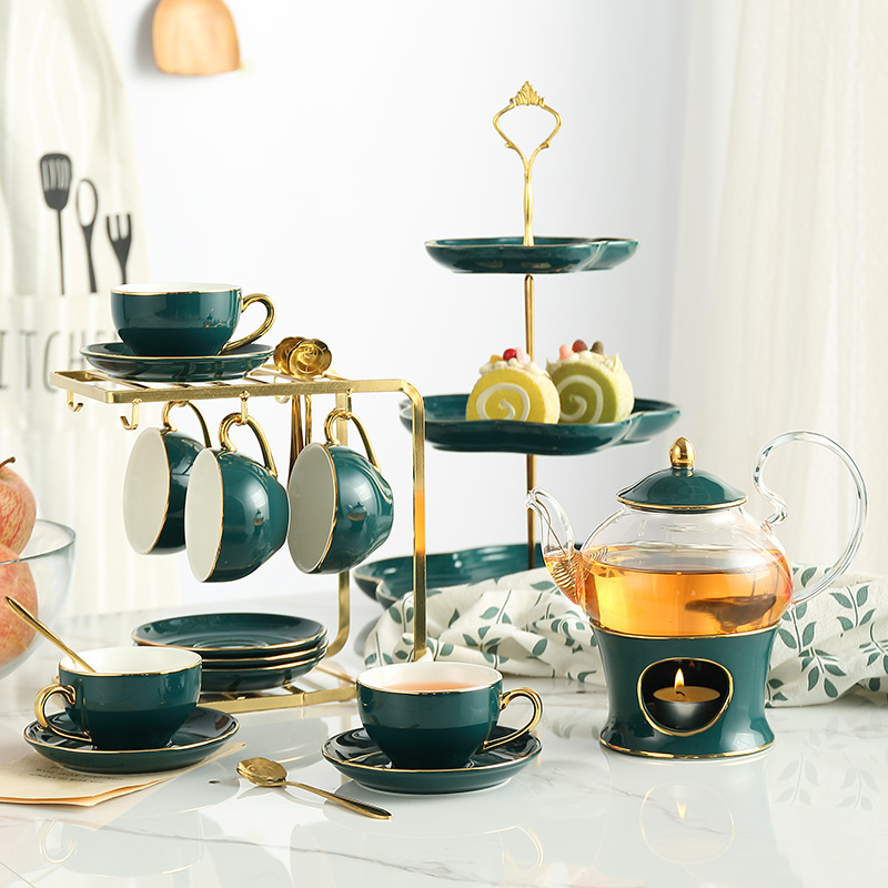 Korean Tea Set - Nordic Ceramic Tea Set Porcelain Scented
