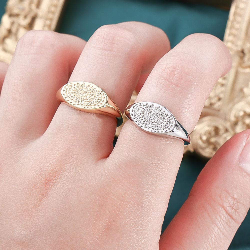 Minimalist Sun Moon Pattern Ri - Korean Women Lifestyle 评论和价格