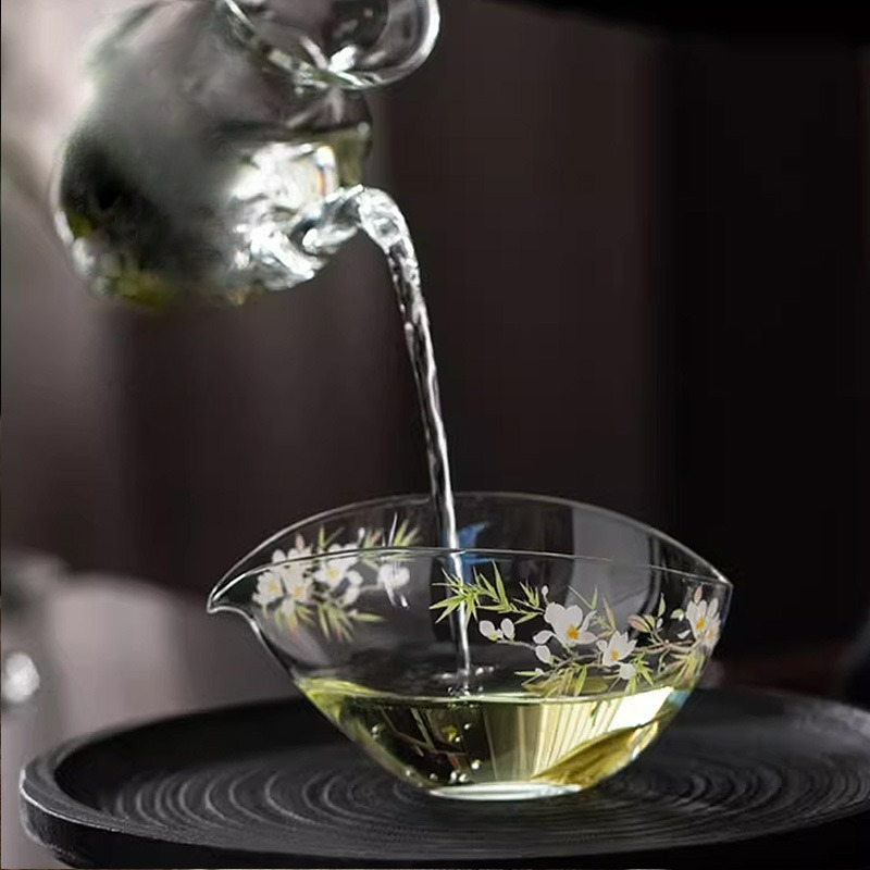 200ml Glass Fair Cup Thickened - Korean Tea Set 评论和价格
