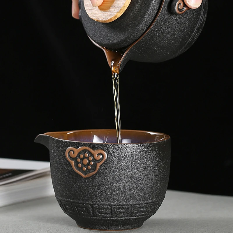 Portable High Grade Chinese Te - Korean Tea Set 评论和价格