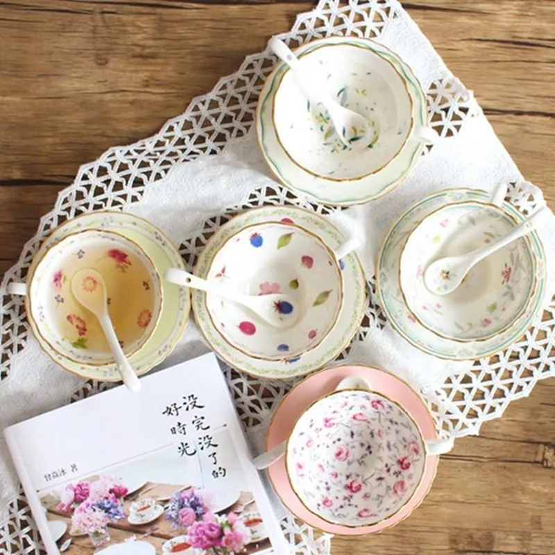 Ceramic Coffee Cup Set Europea - Korean Tea Set 评论和价格