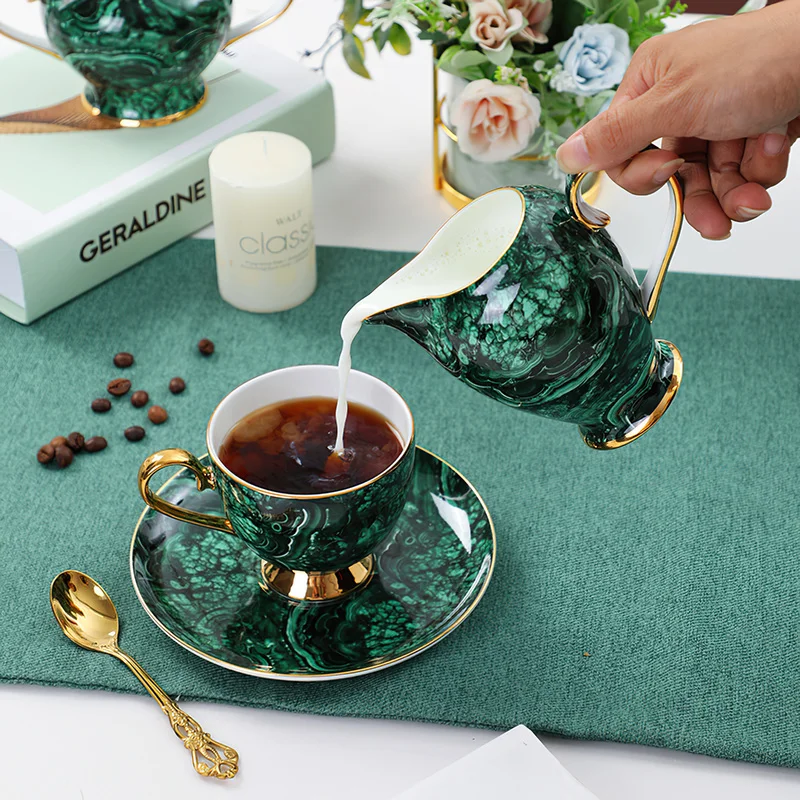 Bone China Teapot Drinkware Gr - Korean Tea Set 评论和价格
