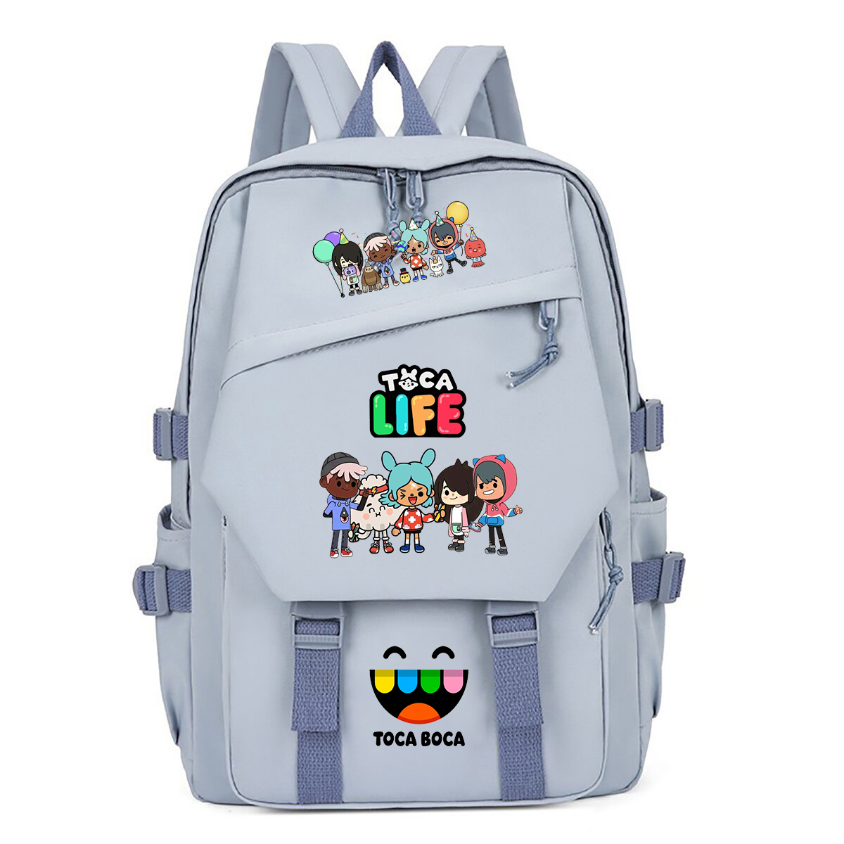 Toca Life World Print Backpack - Korean Girls Lifestyle 评论和价格