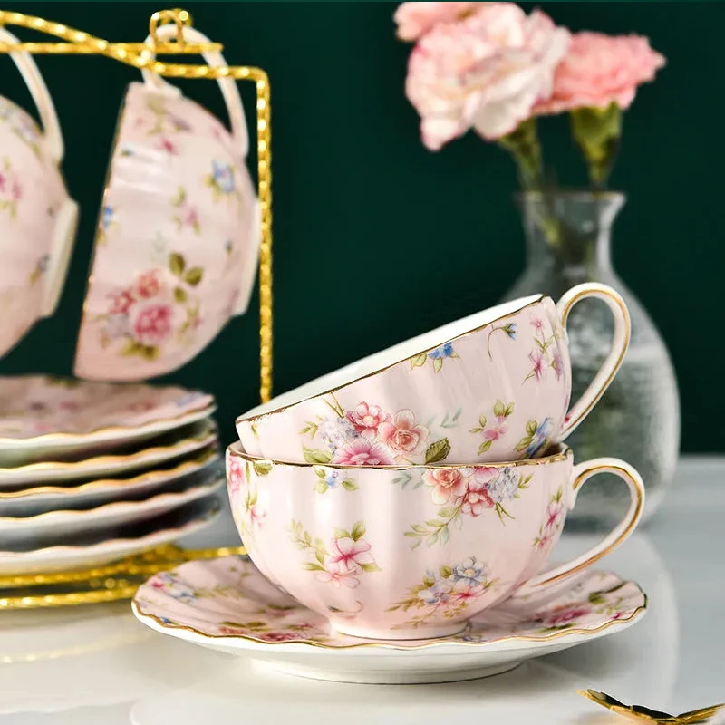 3PCS/Sets Pastoral style Flowe - Korean Tea Set 评论和价格