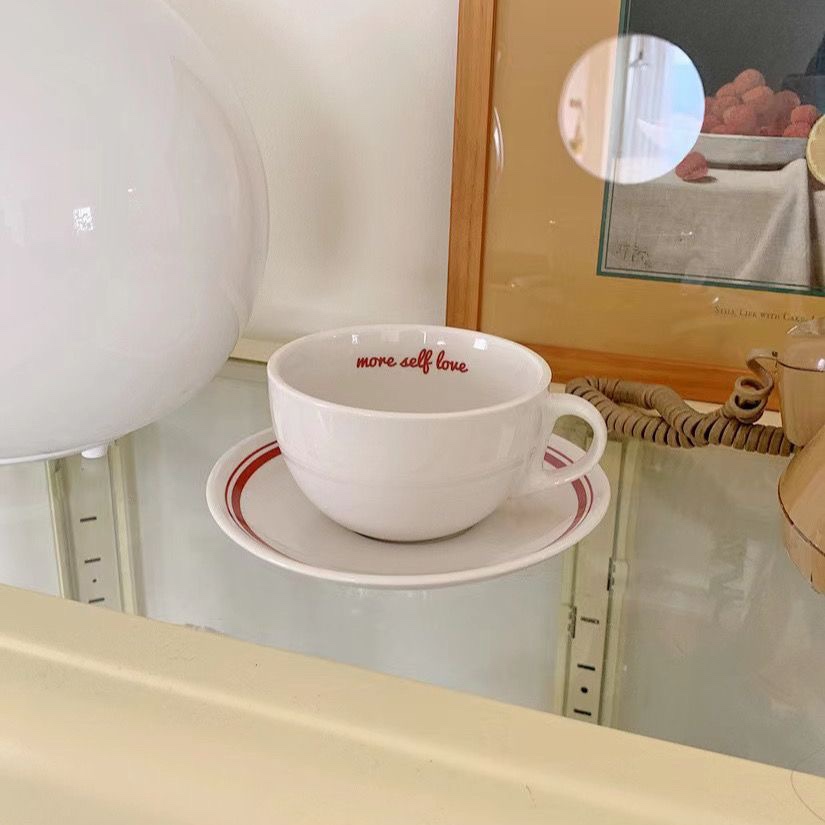 Korea Letters Coffee Cup Sauce - Korean Tea Set 评论和价格